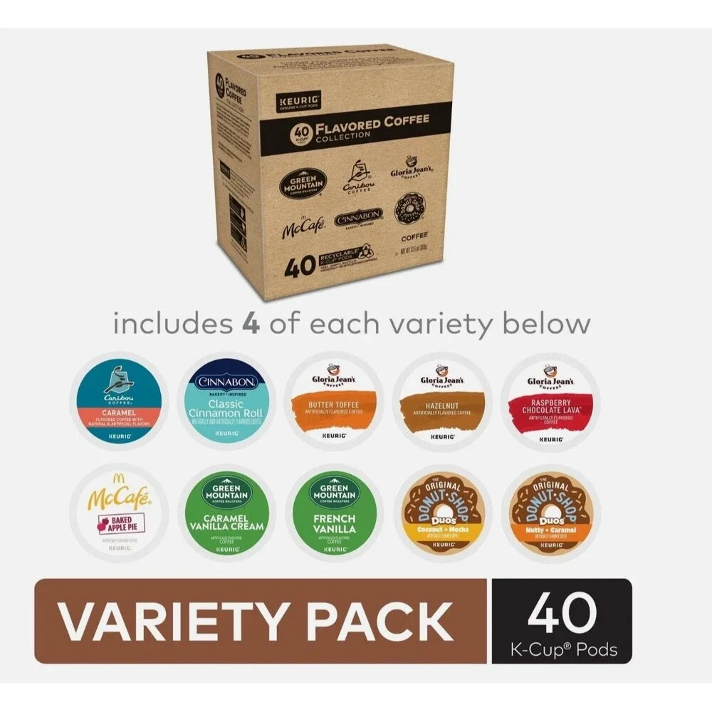 Keurig Flavored Coffee Collection K-Cup Pods 80 Count 2 Pack NEW